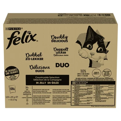 Karma mokra dla kota PURINA Felix Fantastic Duo Mix 120x85g