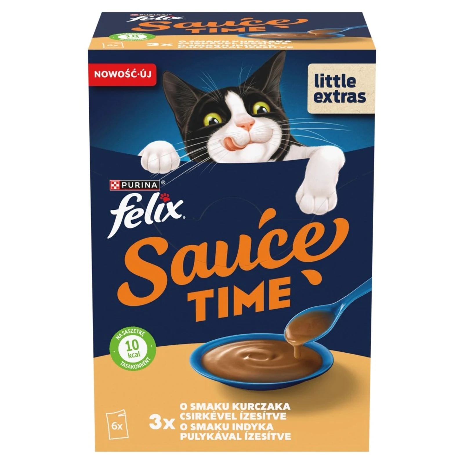 PURINA FELIX Sauce Gravy Liquid Chicken/Turkey6x40g — zdjęcie 1 z 7
