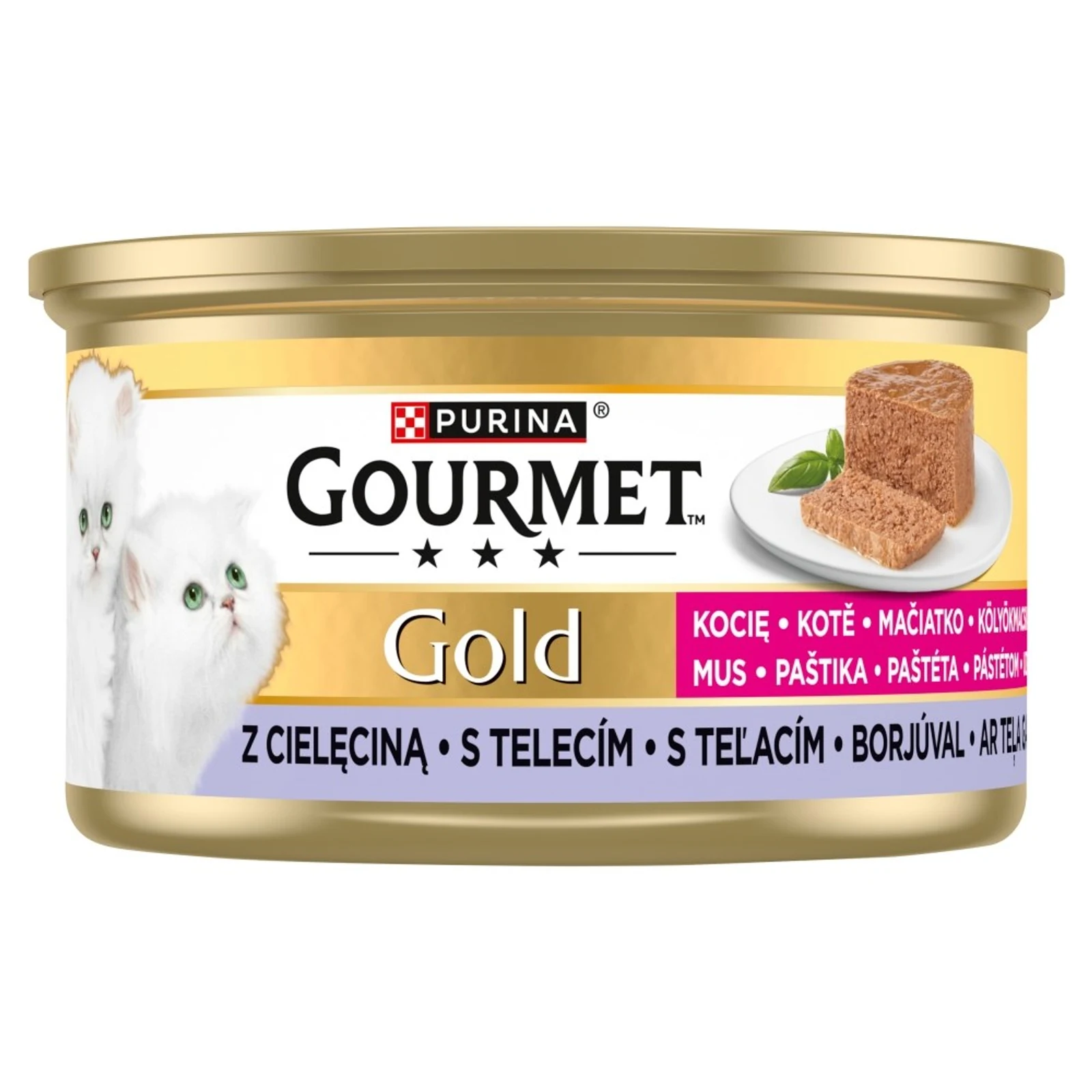 PURINA GOURMET GOLD KITTEN - Mus z cielęciną 85g