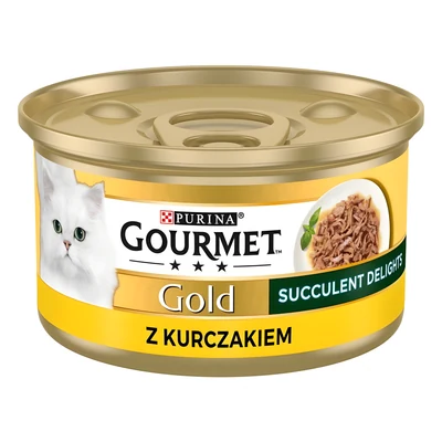 Mokra karma dla kota PURINA Gourmet Gold z kurczakiem 85g