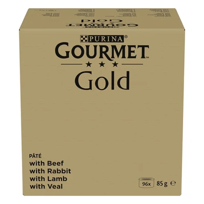 Mokra karma dla kota PURINA Gourmet Gold Mus, 96 saszetek po 85g
