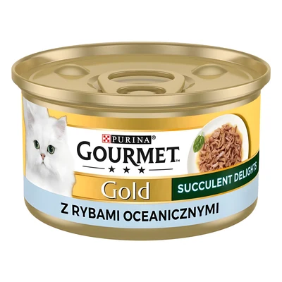 Mokra karma dla kota Purina Gourmet Gold z rybą oceaniczną 85g