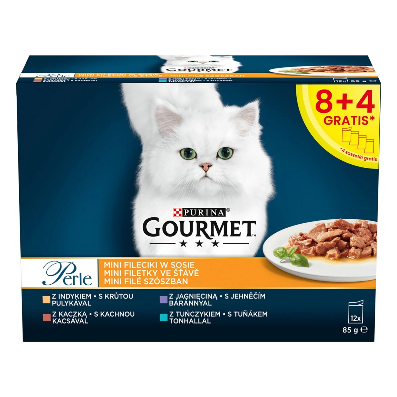 PURINA Gourmet Perle Kaczka - 12x85 g — zdjęcie 1 z 4