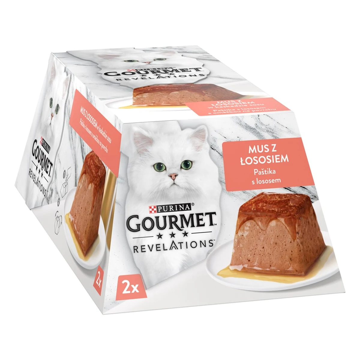 PURINA Gourmet Revelations Łosoś - 2x57 g