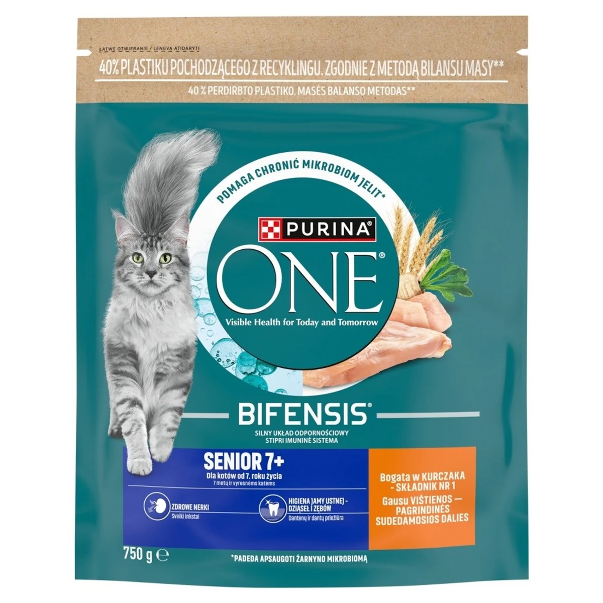 Purina ONE 7+ Bogata w Kurczaka 750g