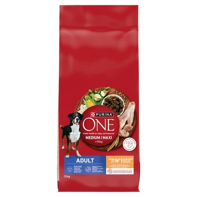 Purina ONE Adult Kurczak i Ryż 12kg - Karma sucha dla dorosłych kotów