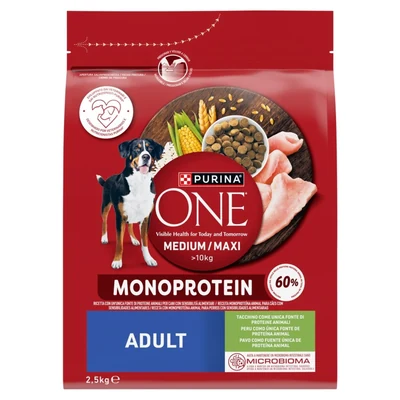 Purina ONE Adult Monoprotein z indykiem 2,5 kg