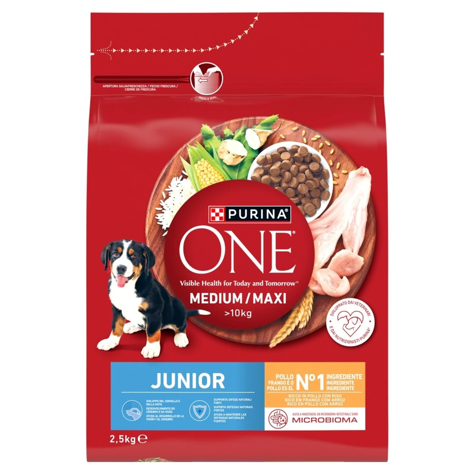 PURINA ONE MED/MAX Junior Chicken & Rice 2,5kg — zdjęcie 1 z 3