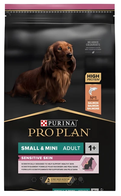 Purina Pro Plan Adult Small & Mini Sensitive Skin - Karma sucha dla psów małych i miniaturowych ras z wrażliwą skórą - 7 kg