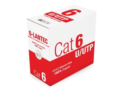 Kabel sieciowy UTP kat. 6 Q-LANTEC, 305 m, PVC