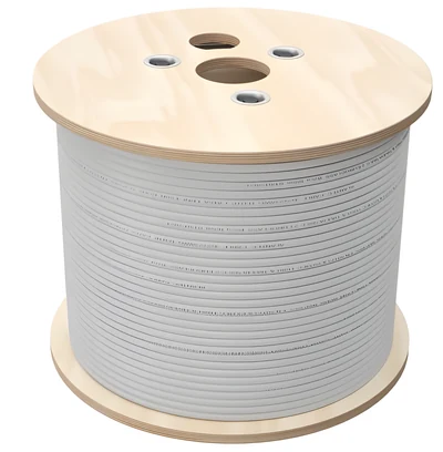 Kabel sieciowy Q-LANTEC U/UTP kat.6, 1Gb/s, 500m, szary