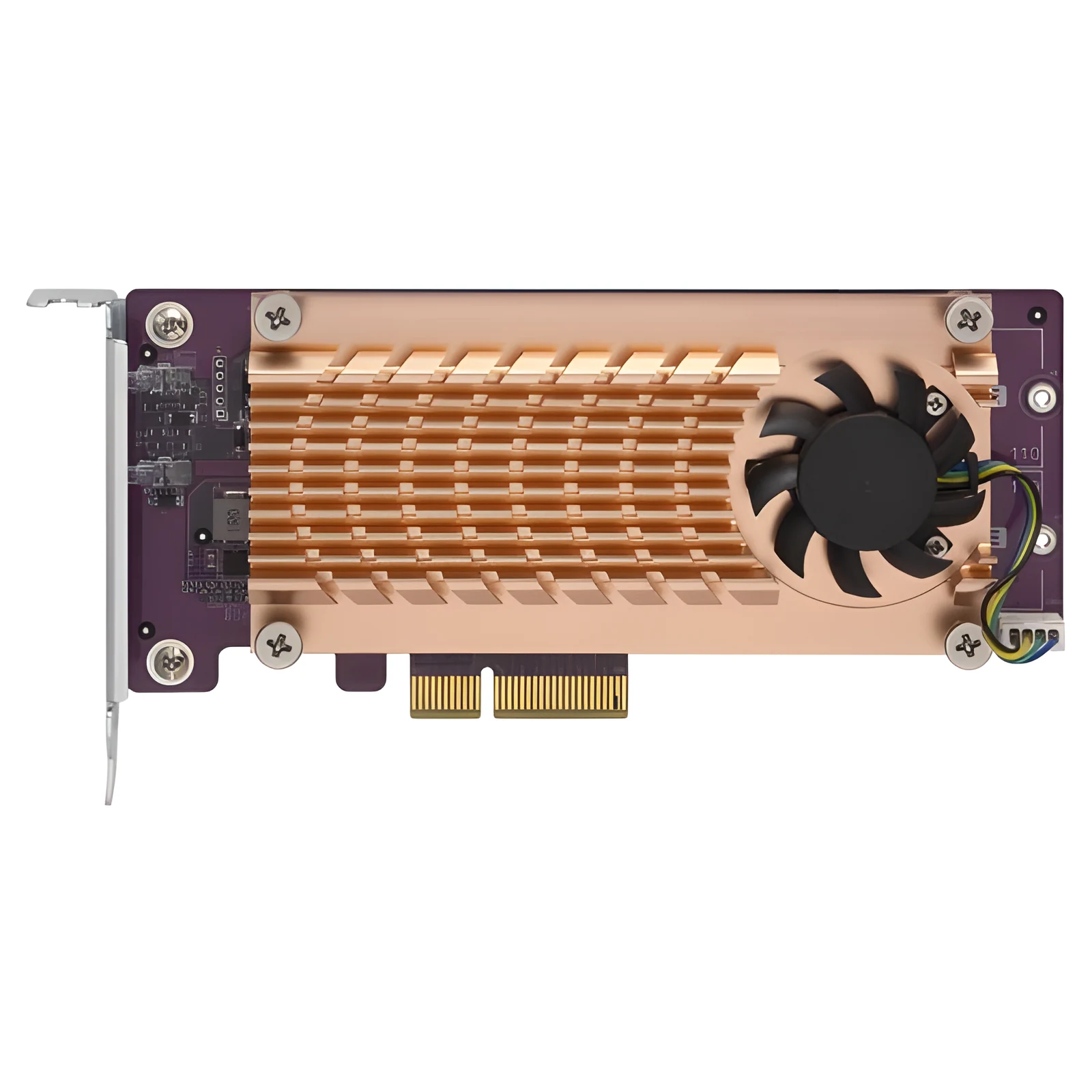 Karta rozszerzeń QNAP QM2-2P, 2x M.2 NVMe SSD, PCIe 3.0 x4 — zdjęcie 1 z 4