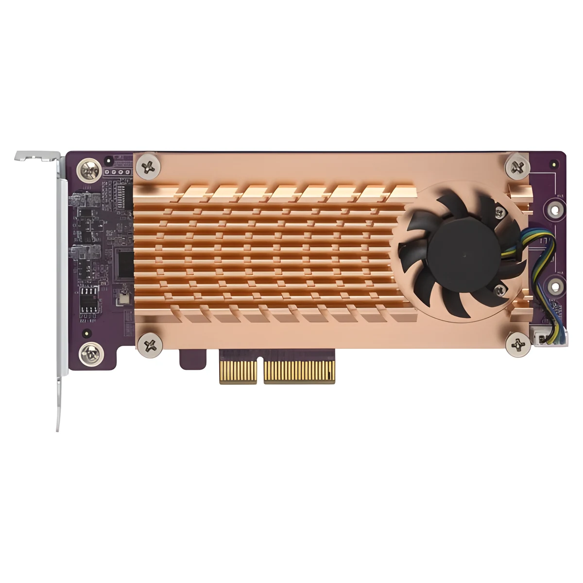 Karta rozszerzeń QNAP QM2-2S-220A, 2x M.2 SATA SSD, PCIe Gen2 x2