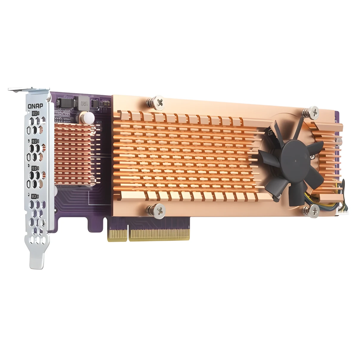 Karta rozszerzeń QNAP QM2-4P-384, 4x NVMe SSD M.2 2280 PCIe
