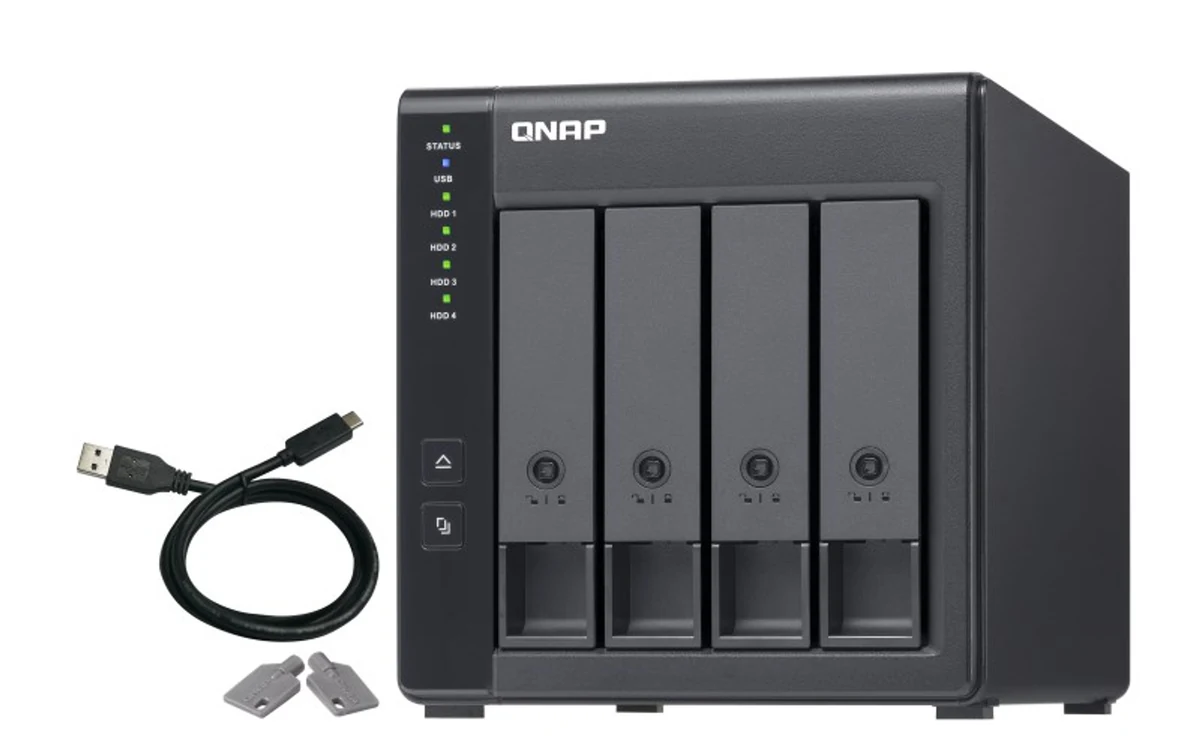 Dysk twardy QNAP TR-004, 4x 3.5" SATA HDD, rozszerzenie NAS