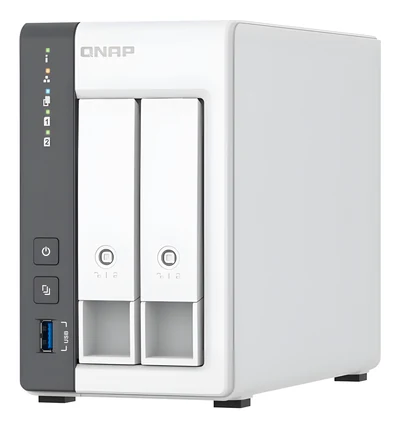Dwudyskowy serwer NAS QNAP TS-216G, 2.0 GHz Quad Core, 4 GB RAM, 2 porty SATA
