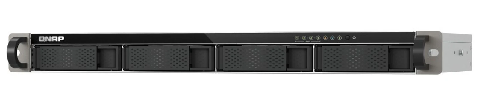 Qnap TS-433eU, 1U RACK, 4x SATA, 4GB RAM, 2x 2.5GbE — zdjęcie 1 z 8