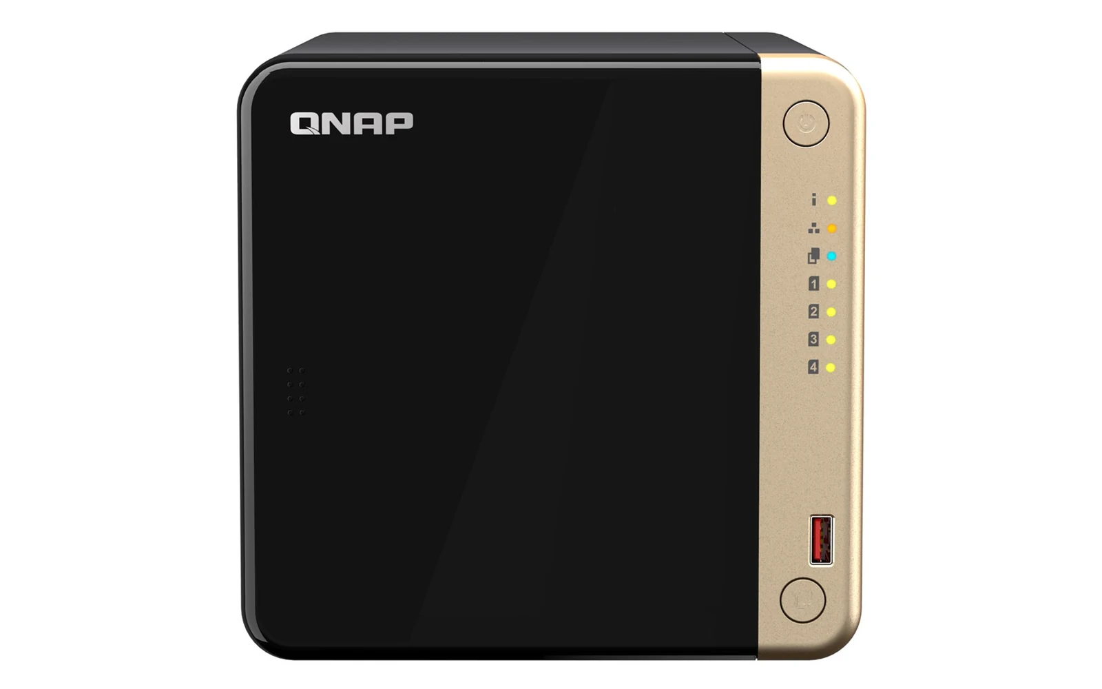 Serwer NAS QNAP TS-464-8G, Procesor Intel N5095, 4 rdzenie, 8GB DDR4 — zdjęcie 1 z 6