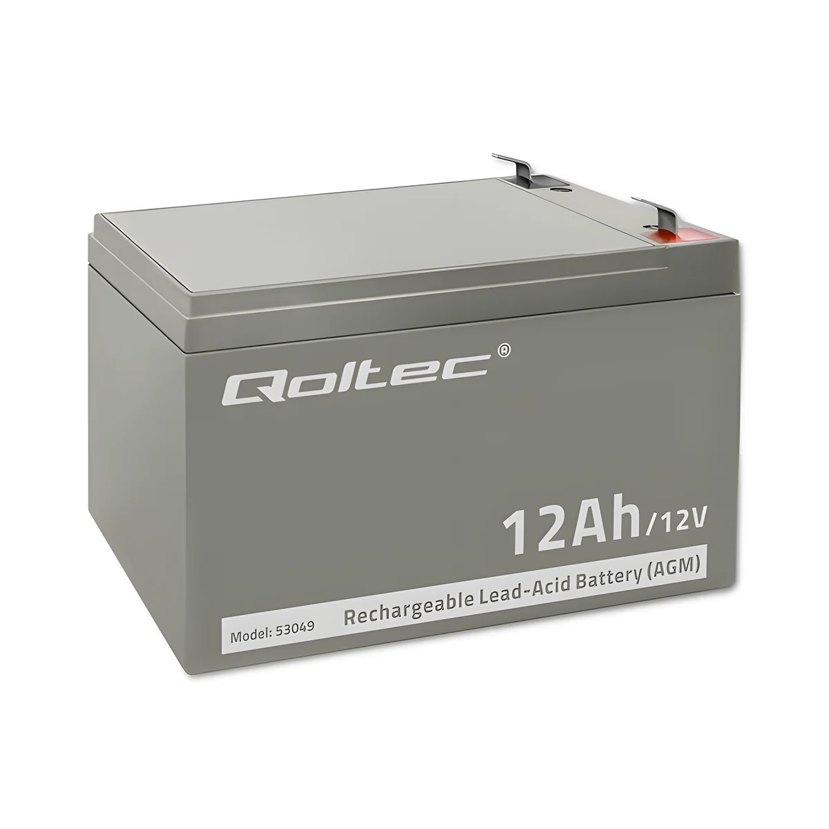 QOLTEC AKUMULATOR AGM 12V 12AH - 10 lat