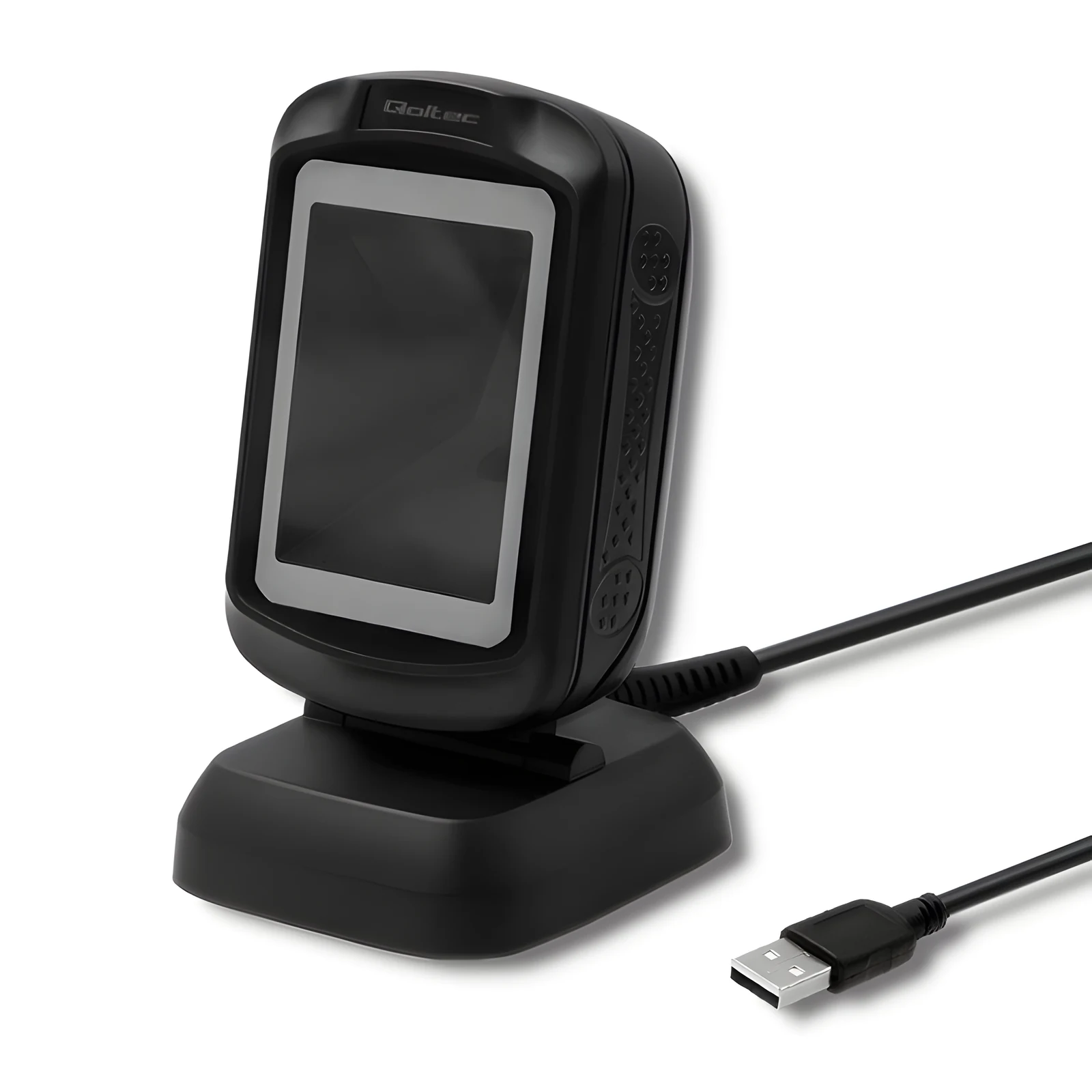 QOLTEC CZYTNIK KODÓW KRESKOWYCH STACJONARNY USB — zdjęcie 1 z 4