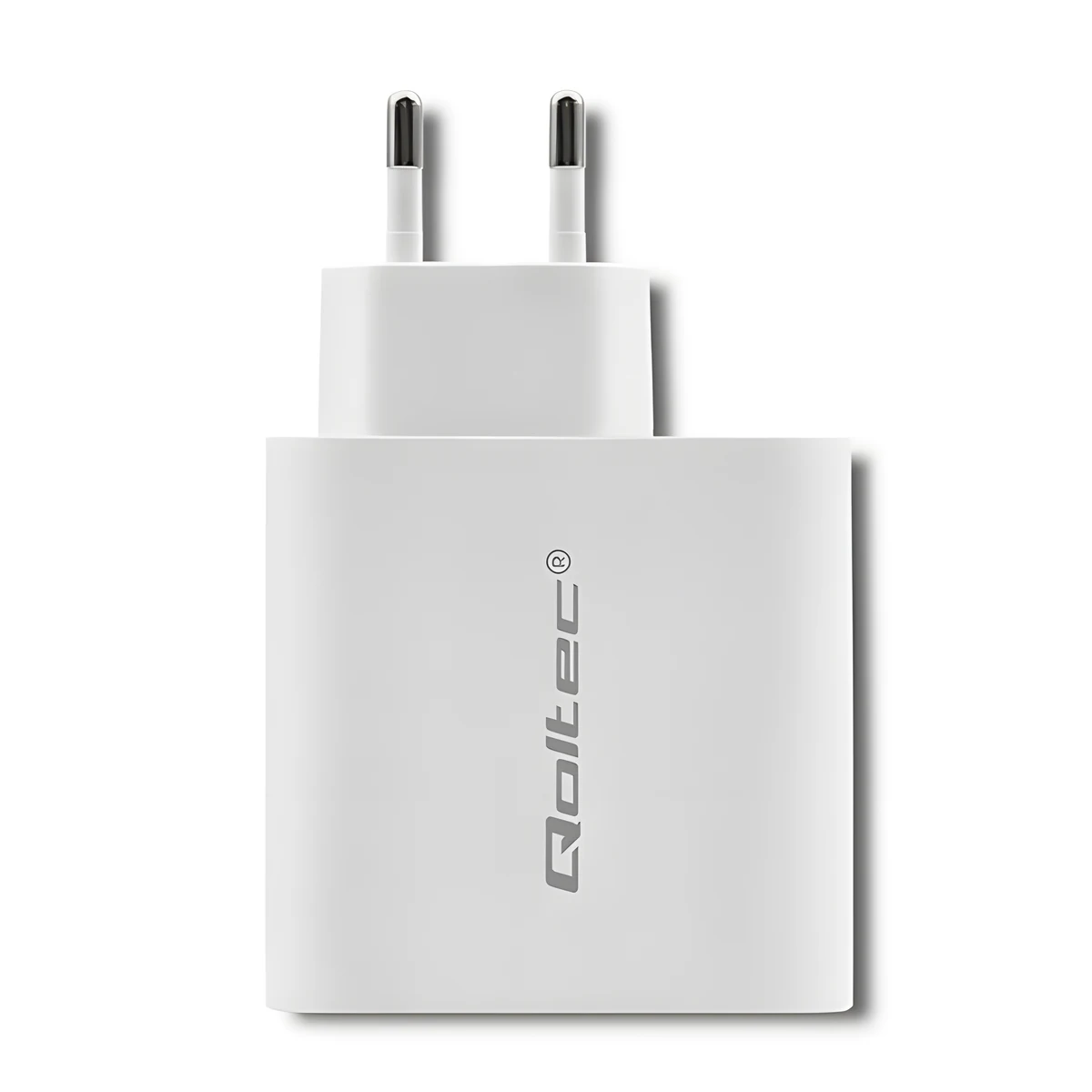 QOLTEC ŁADOWARKA SIECIOWA 63W BIAŁA