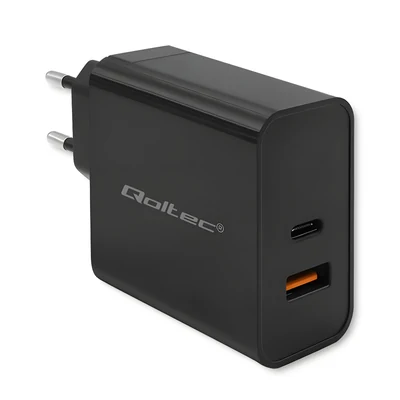 Ładowarka sieciowa Qoltec Super Quick PD 90W, czarna