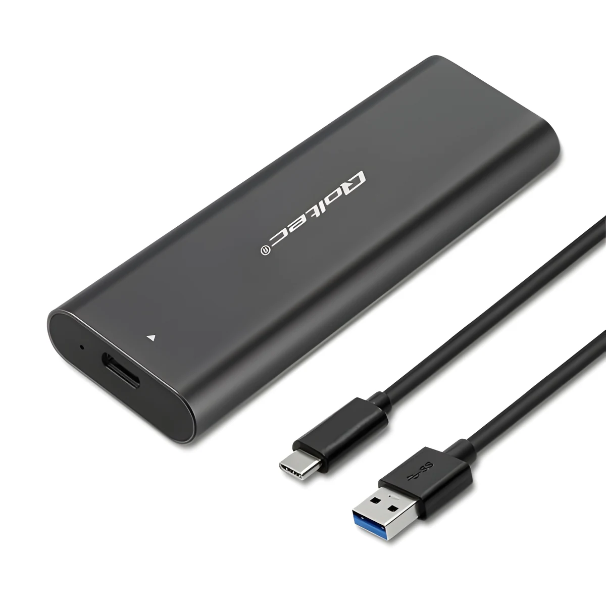 QOLTEC OBUDOWA M.2 SATA SSD | NGFF | USB C