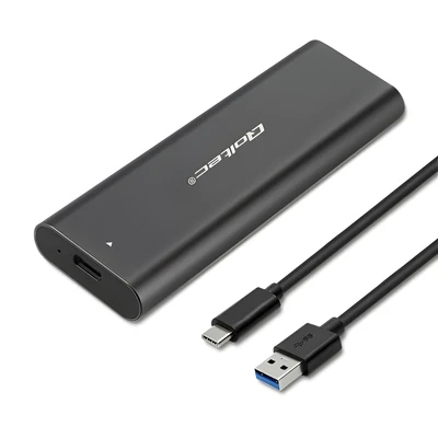 QOLTEC OBUDOWA M.2 SATA SSD | NGFF | USB C