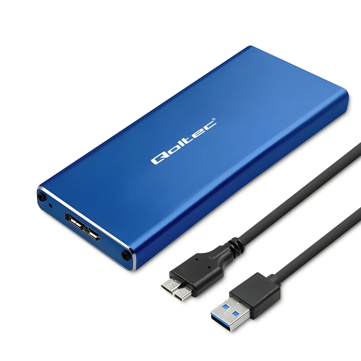 QOLTEC OBUDOWA NA DYSK M.2 SSD | SATA | NGFF
