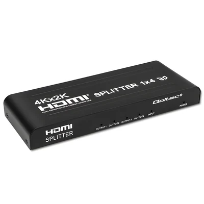 Adapter rozdzielacz 4xHDMI 4Kx2K | QOLTEC | 3.4GB/s