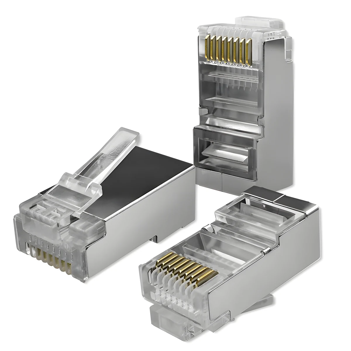 QOLTEC WTYK ZŁĄCZE MODULARNE RJ45 CAT6 FTP 100SZT