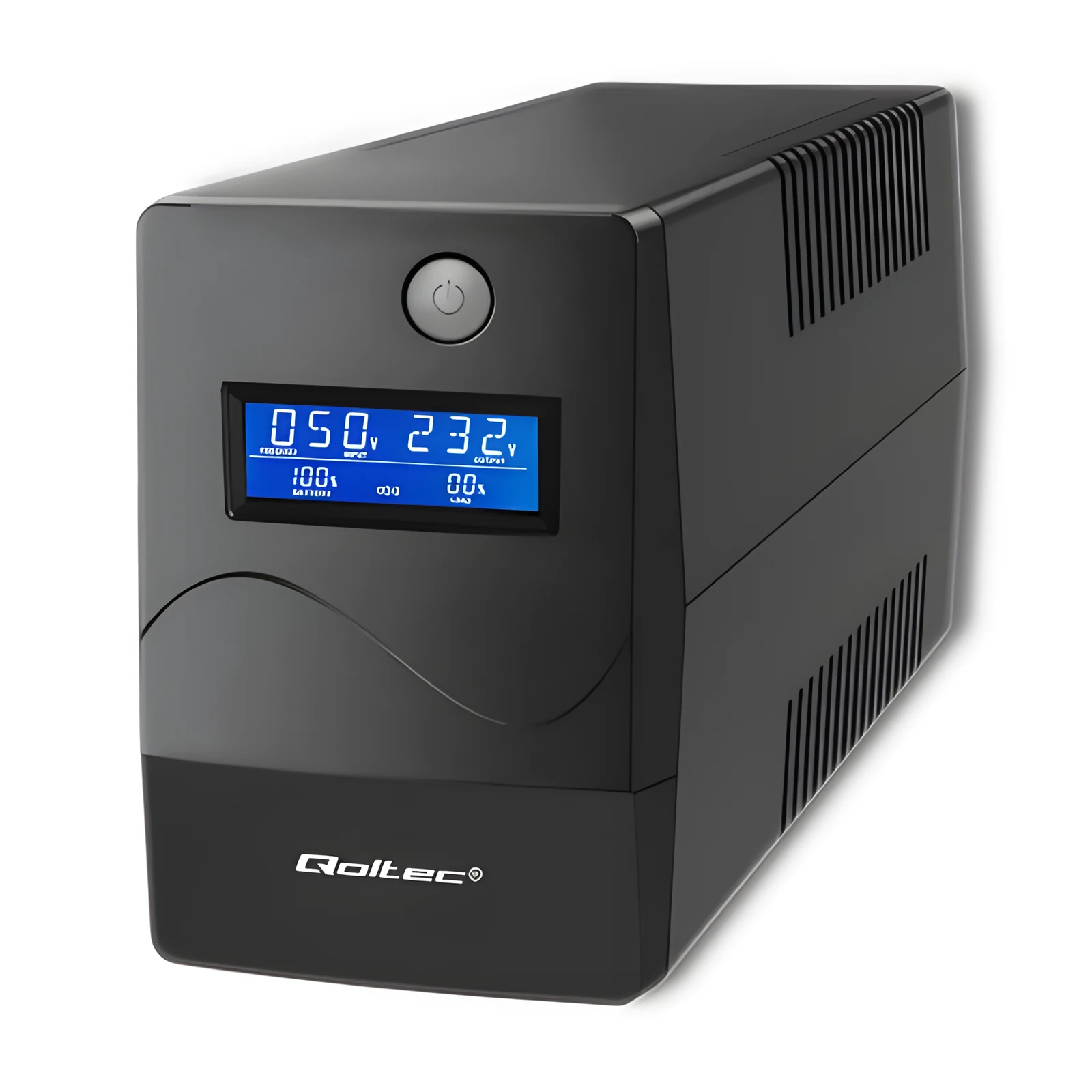 QOLTEC ZASILACZ AWARYJNY UPS 450VA | 240W | LCD | USB | RJ45 — zdjęcie 1 z 8