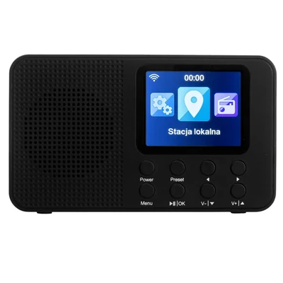 Radio CAMRY CR 1918 Wi-Fi, czarne, 84 mm
