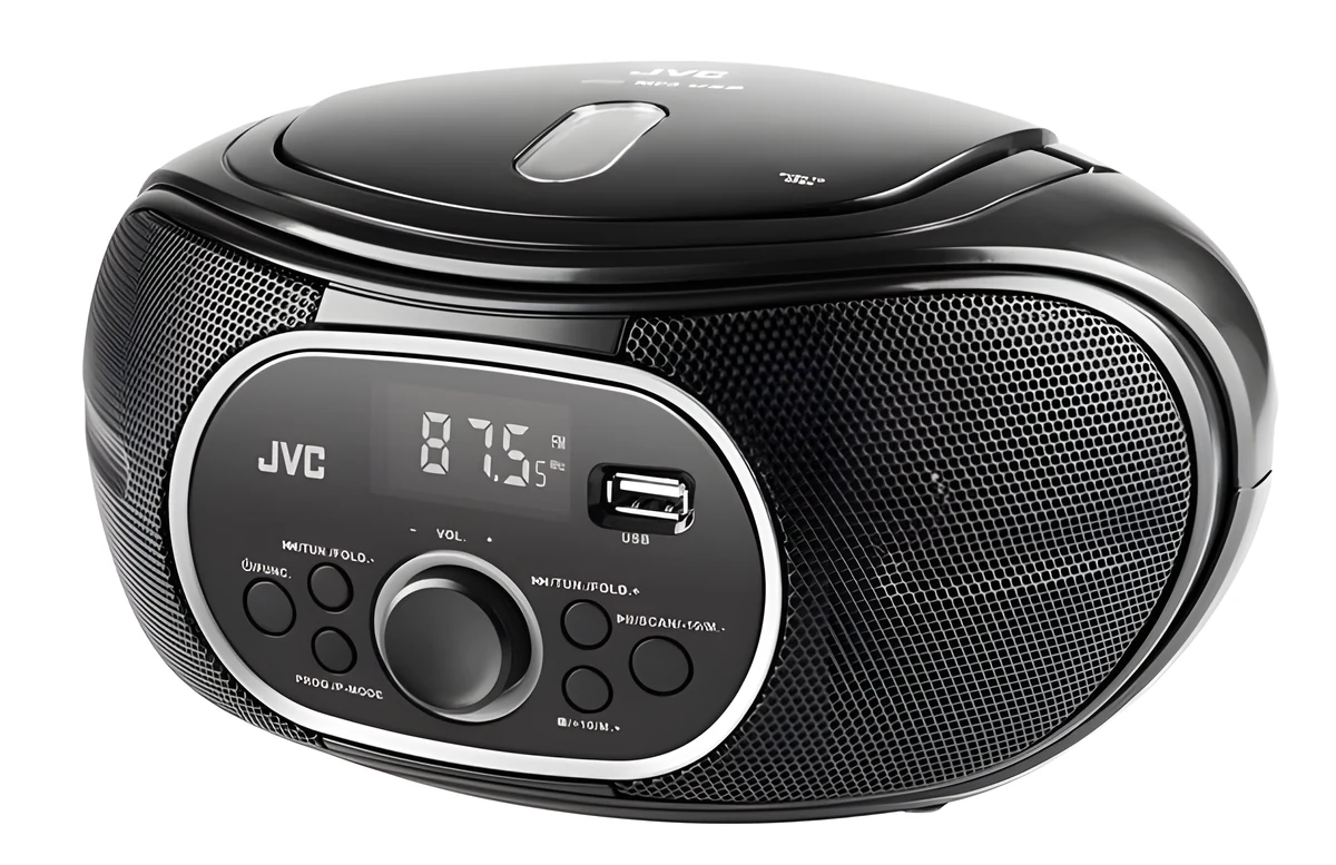 Radioodtwarzacz JVC RD-E221B Boombox czarny