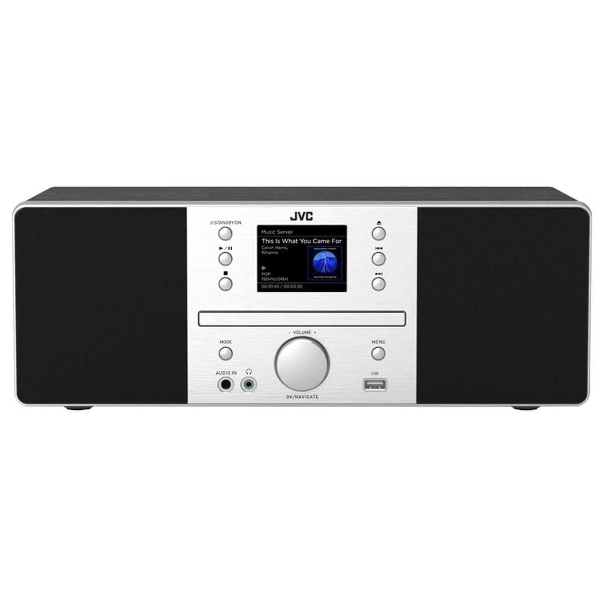 Radioodtwarzacz JVC RD-E874B czarny