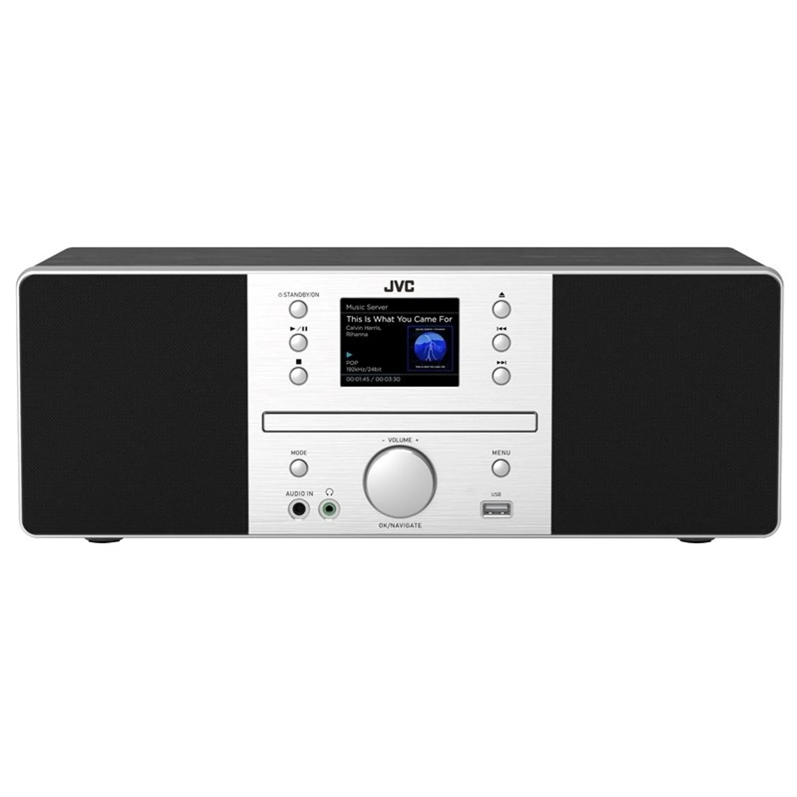 Radioodtwarzacz JVC RD-E874B, czarny — zdjęcie 1 z 7