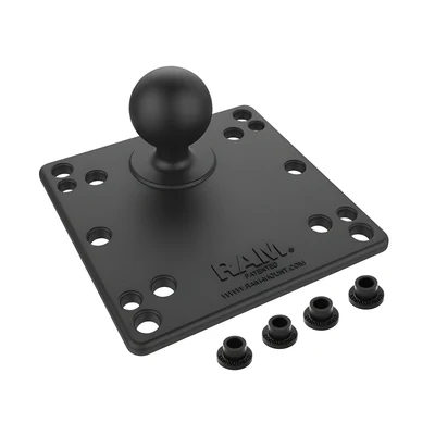 RAM® 100x100mm płytka VESA z kulką - rozmiar C