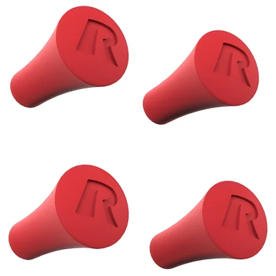 RAM® X-Grip® Czerwona gumowa zatyczka, 4 szt.