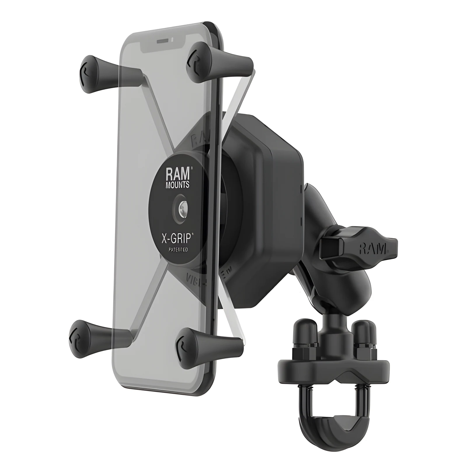 RAM® X-Grip® Duży uchwyt na telefon z Vibe-Safe™ i U-Bolt — zdjęcie 1 z 6