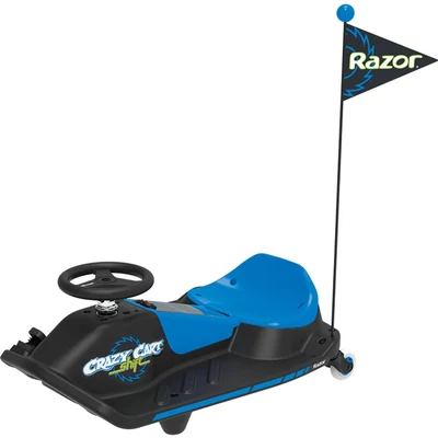 Elektryczny gokart Razor Crazy Cart Shift Blue - silnik 90W
