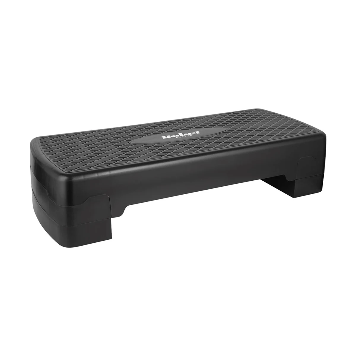 Step do aerobiku i fitnessu Rebel Active, czarny