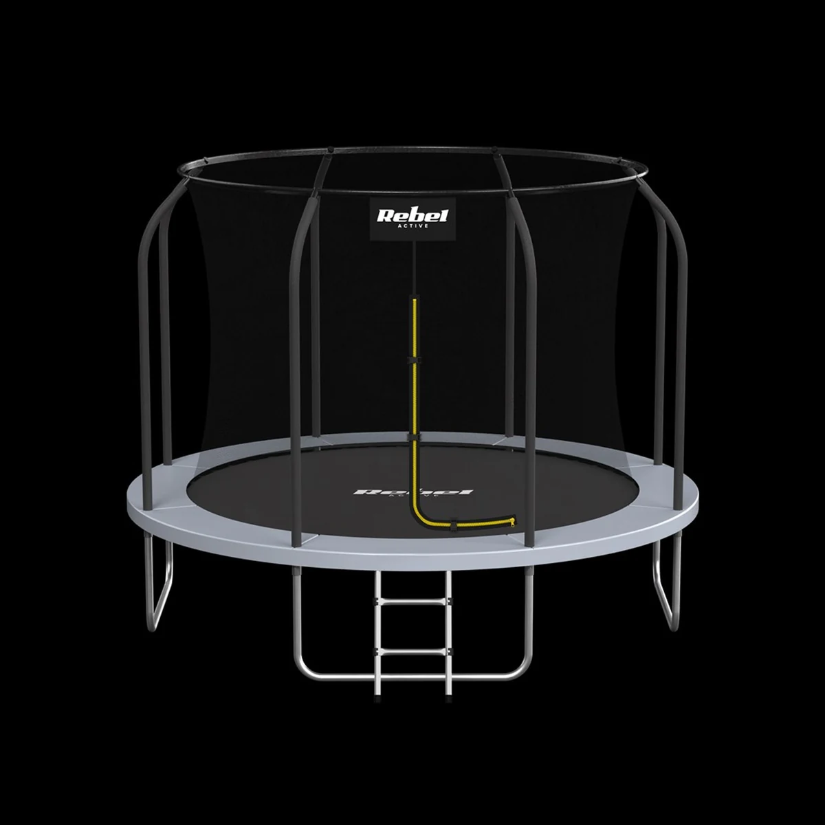 REBEL ACTIVE TRAMPOLINA PRO 14FT/427CM, SIATKA, DRABINKA RBA-8004