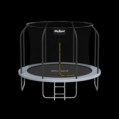REBEL ACTIVE TRAMPOLINA PRO 8FT/244CM, SIATKA, DRABINKA RBA-8001