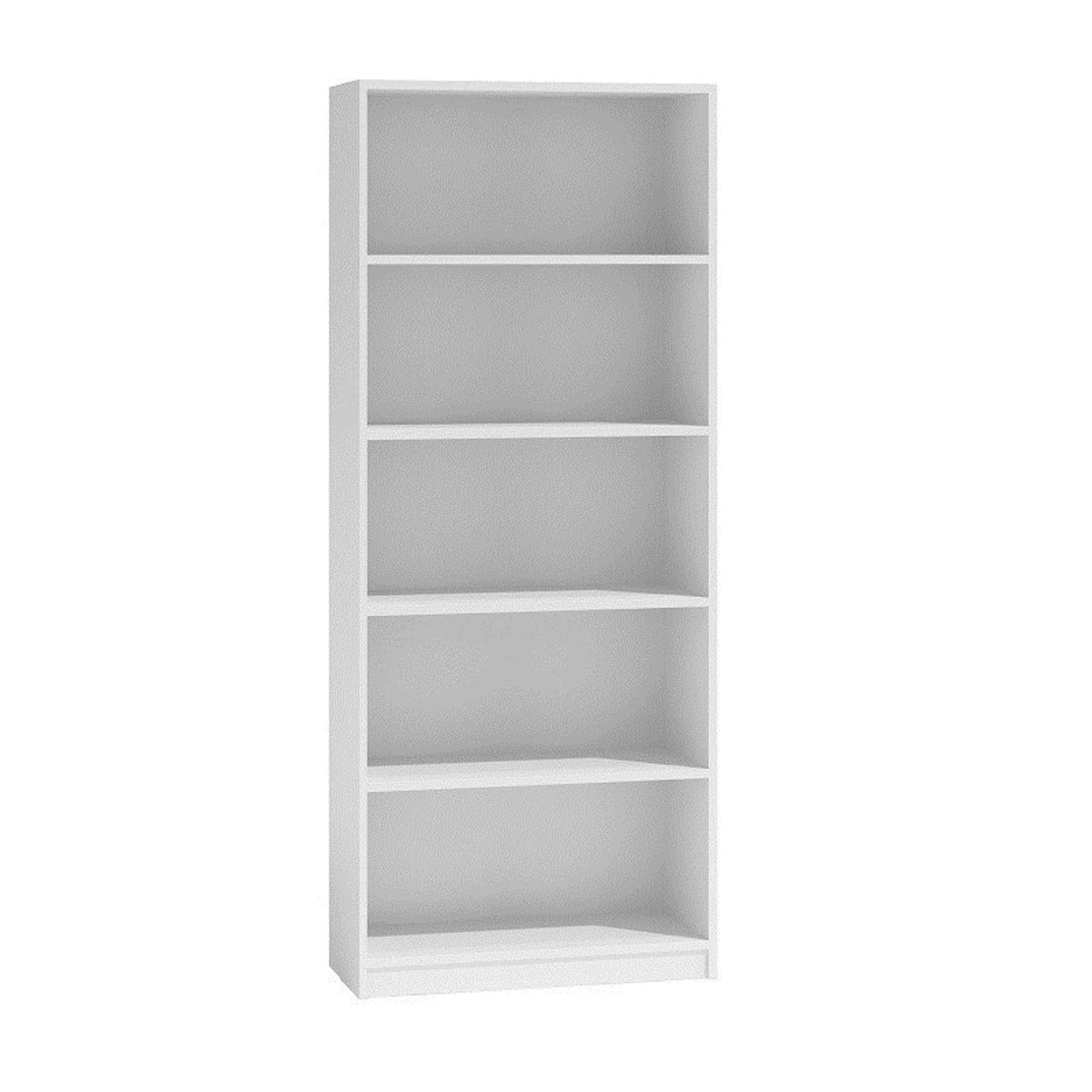 Regał drewniany na książki 60 cm, biały — zdjęcie 1 z 4