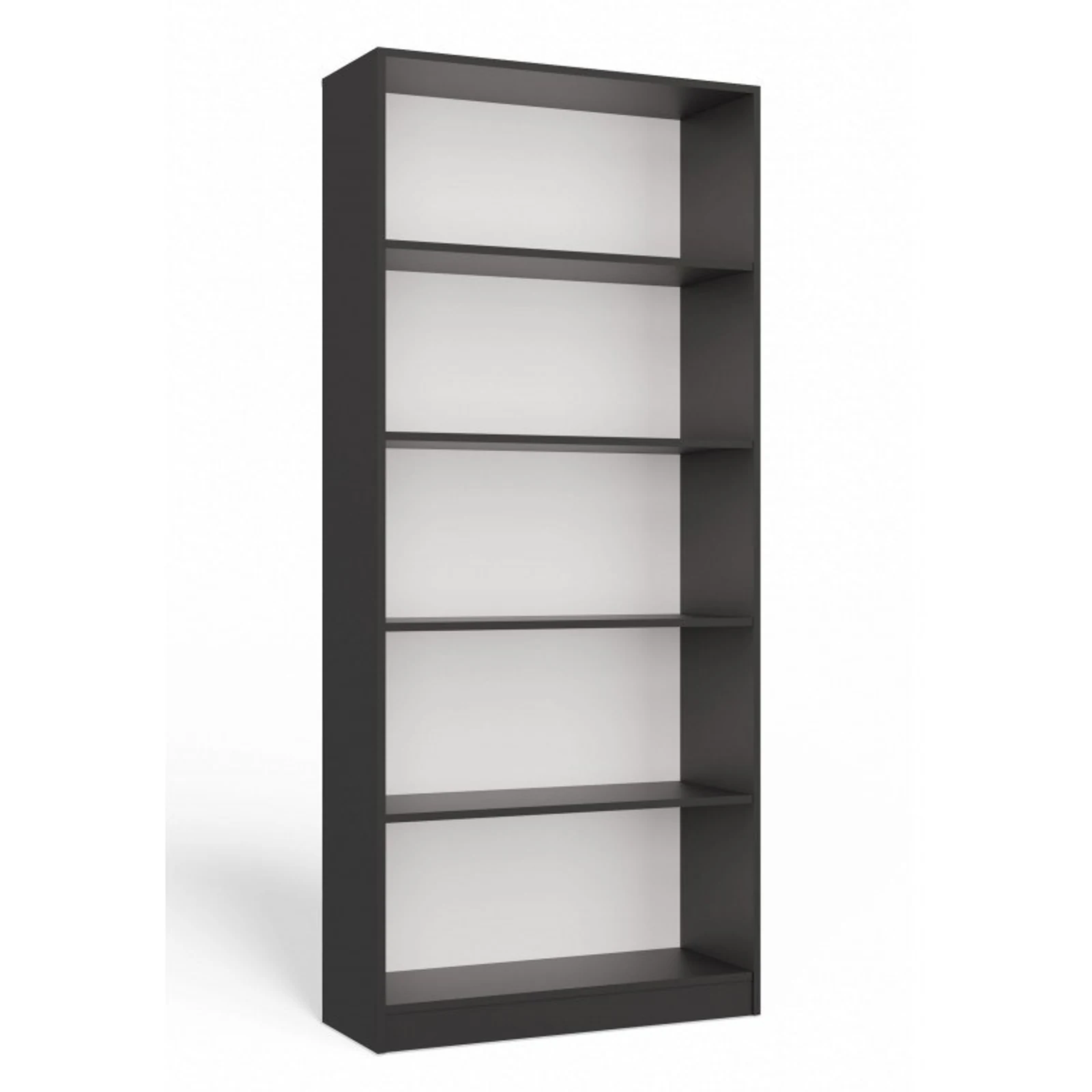 Regał na książki 80 cm, antracytowy — zdjęcie 1 z 8