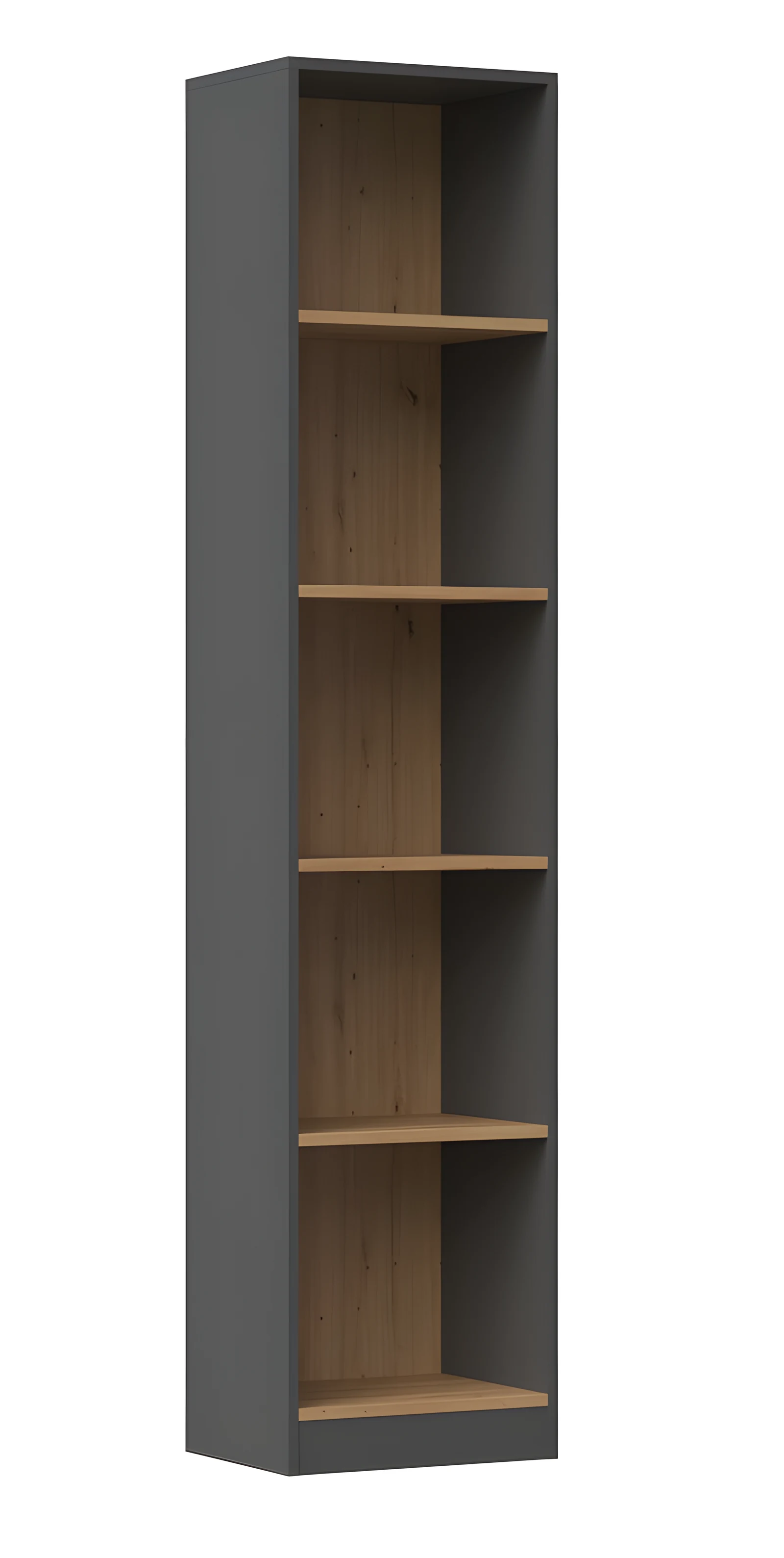 Regał drewniany R40 40x30x181 cm antracyt/artisan — zdjęcie 1 z 3