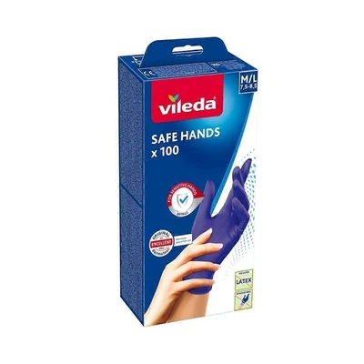 Rękawice nitrylowe Vileda Safe Hands M/L 100 szt.