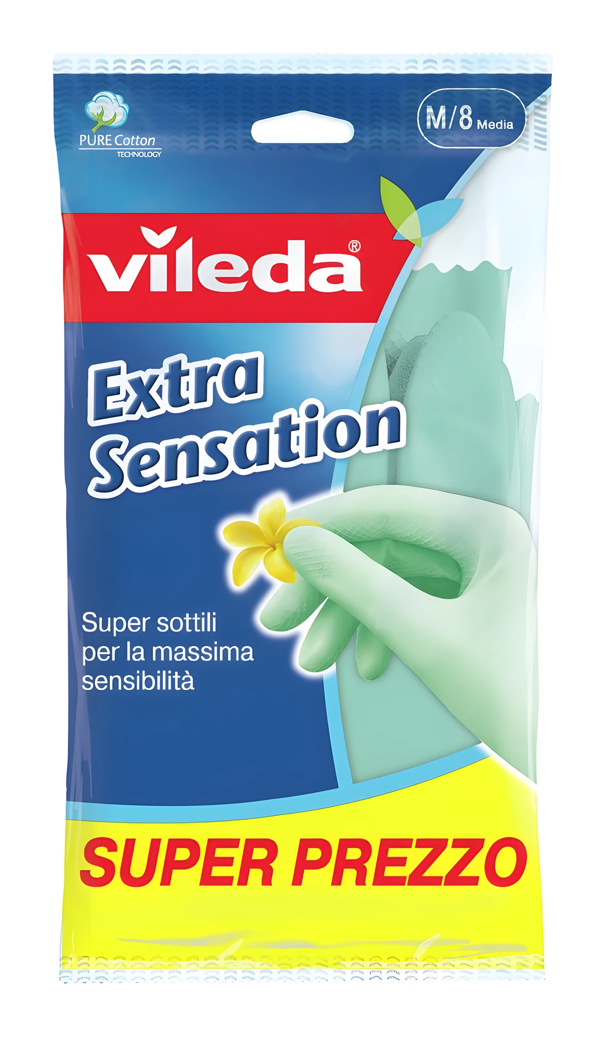 Rękawice Vileda Extra Sensation "M" - Certyfikaty CE, WEEE