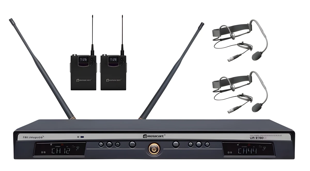 RELACART UR-270D HSAE1 - Zestaw 2 Mikrofonów Bezprzewodowych