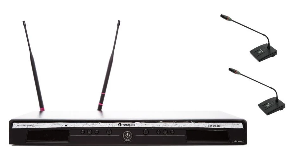 RELACART Zestaw Mikrofonów Bezprzewodowych UR-270D UD-222